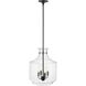 Mahannah 4 Light 15 inch Matte Black Pendant Ceiling Light